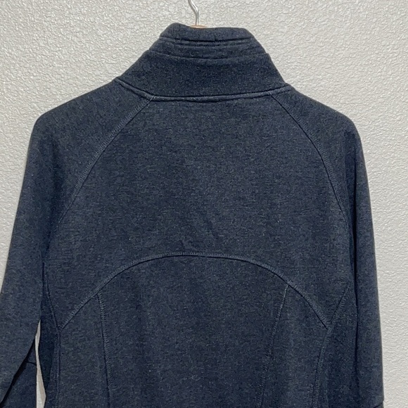Mondetta Dark Grey Zipper Down Sweatshirt - Picture 7 of 15